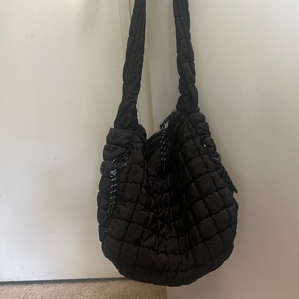 Black Quilted Shoulder Bag